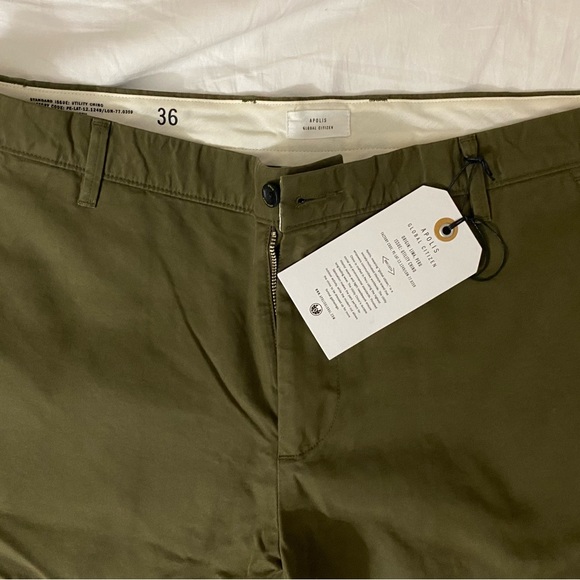 Beautifully Made Apolis Utility Chino, Olive, 36 - Picture 2 of 5